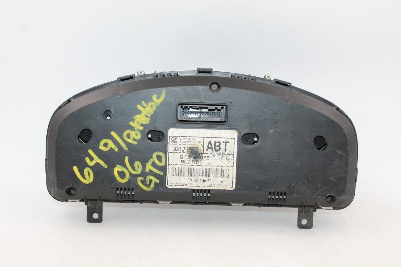 GTO       2006 Speedometer 42065 92172960