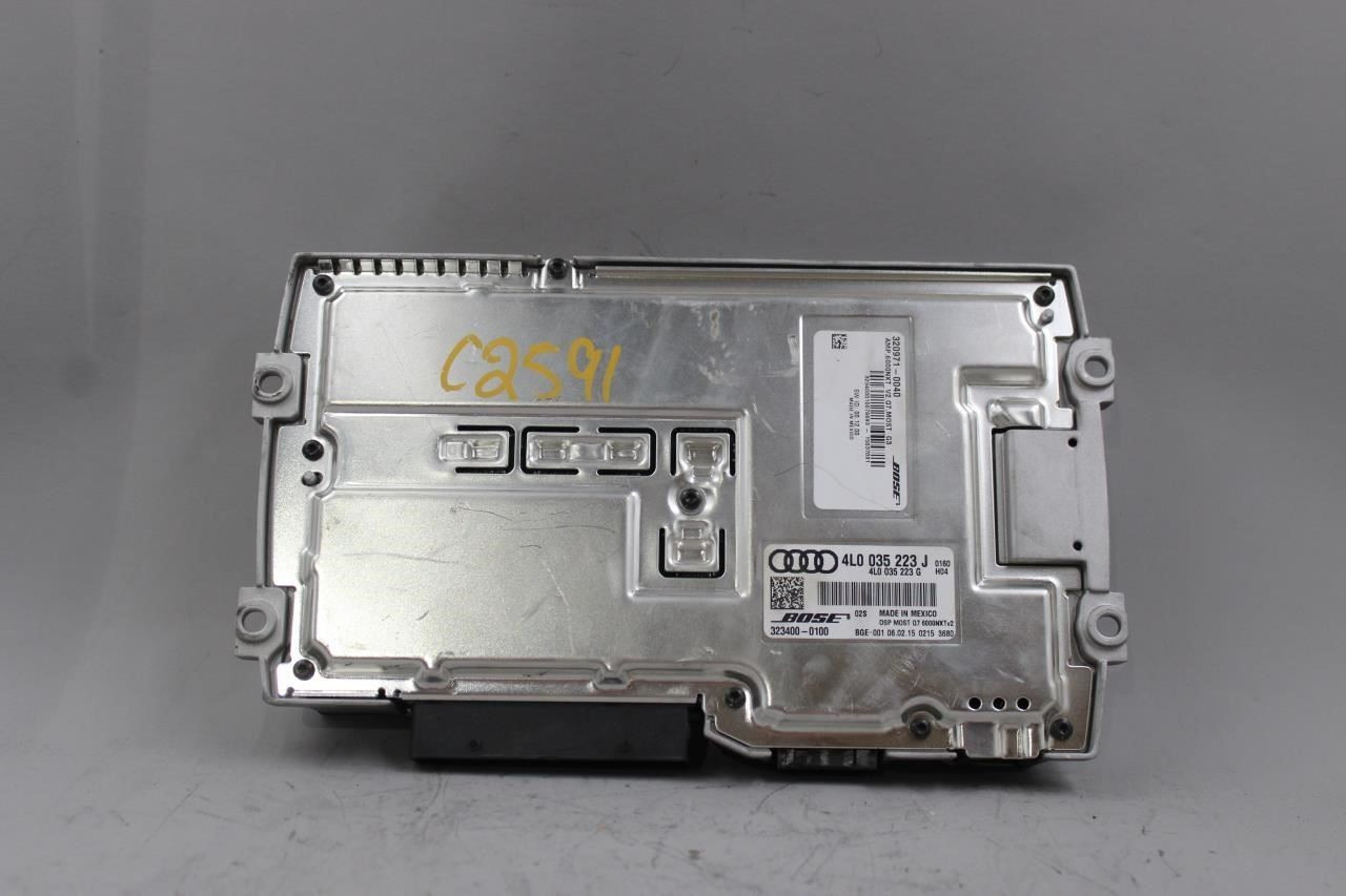 Audio Equipment Radio Amplifier Trunk Mounted Opt 8RY Fits 13-15 AUDI Q7 42138 4L0035223J