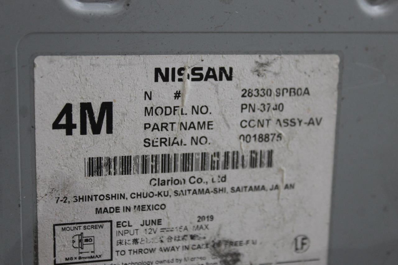 Audio Equipment Radio Receiver ID 28330-5ZA0A Fits 17-20 INFINITI QX60 42149 283309PB0A