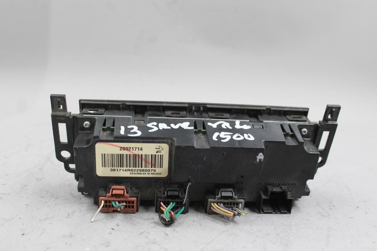 Temperature Control CJ2 Opt C49 Fits 12-14 SIERRA 2500 PICKUP 42168 20921714