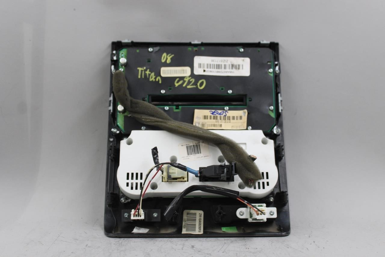 Temperature Control PRO-4X Crew Cab Thru 12/10 Fits 08-11 TITAN 42208 27510ZR10B