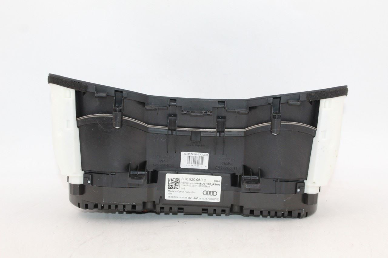 Speedometer 100K Miles MPH Fits 2018 AUDI Q3 OEM #42306 8U0920960C