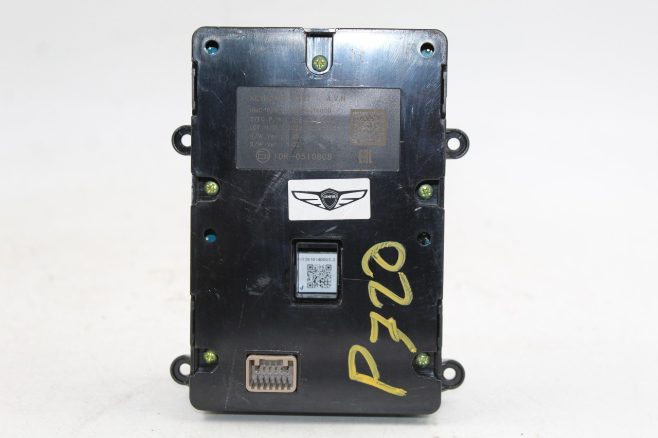 Audio Equipment Radio Control Console Mounted Fits 21-23 GV80 35149 96540-T6000 high resolution2