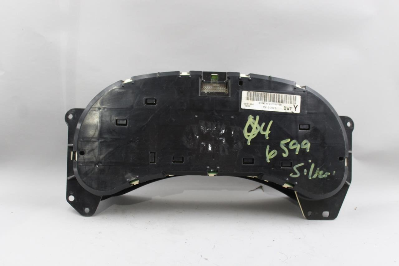 Speedometer Cluster US ID 15135668 Fits 03-05 AVALANCHE 1500 42470 15190826