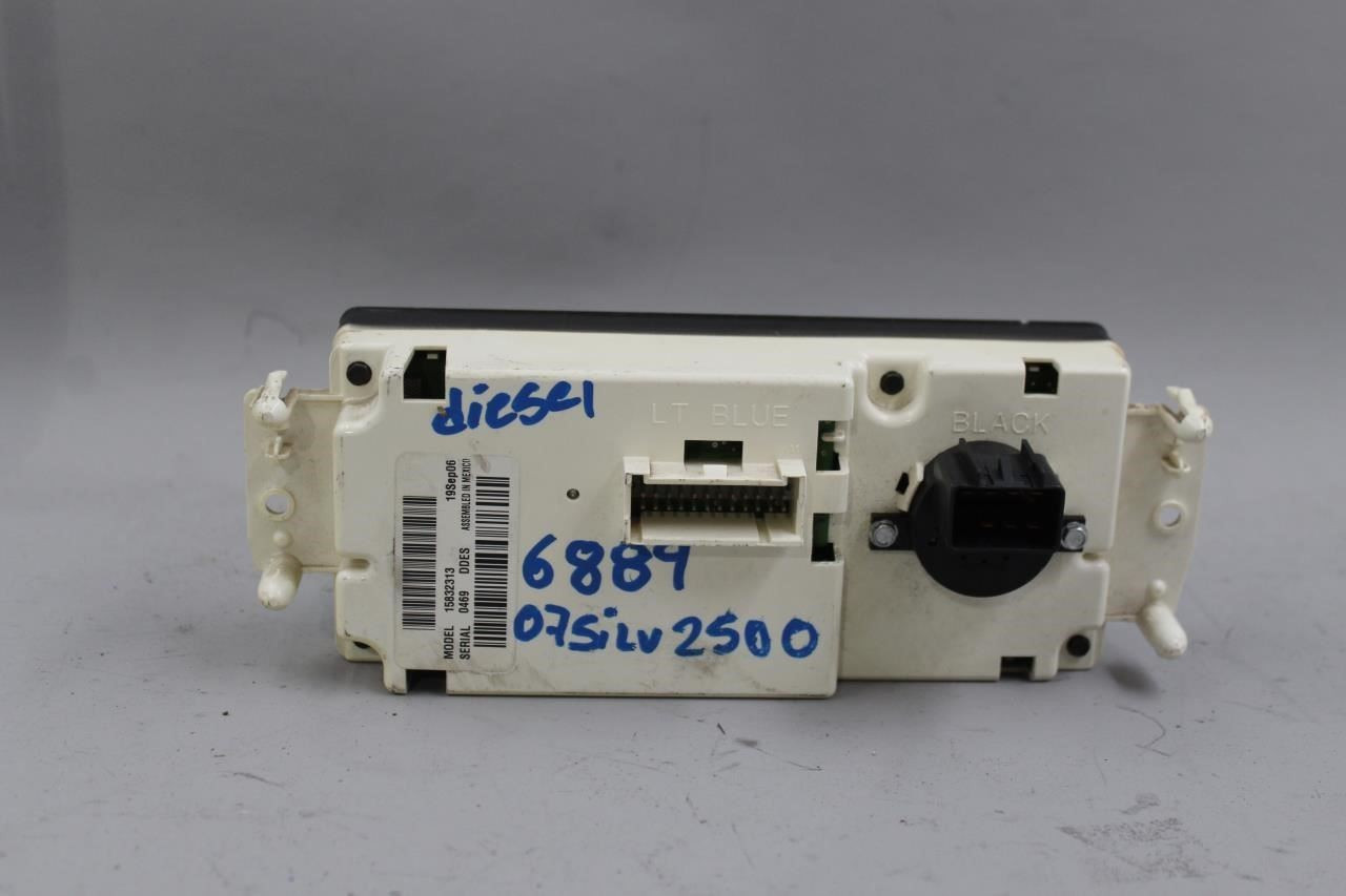 Temperature Control Classic Style With AC Fits 05-07 SIERRA 1500 PICKUP 42528 15832313