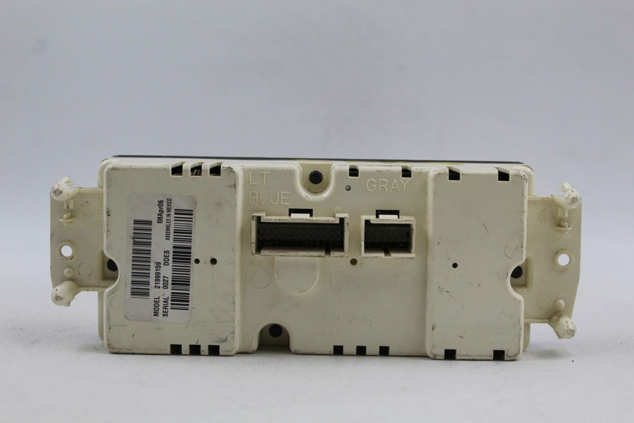 Temperature Control Front ID 15195331 Fits 03-04 BRAVADA 42746 21999159