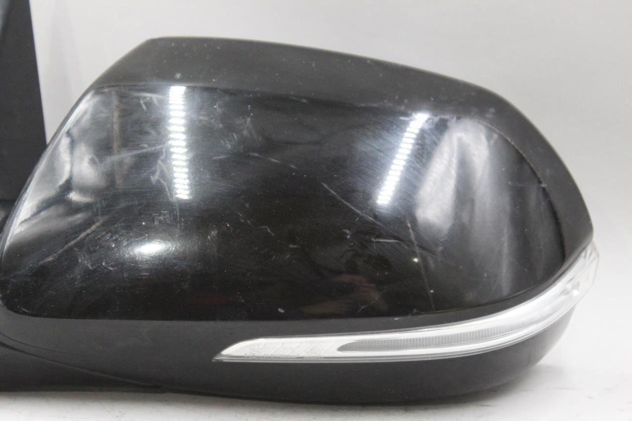 Left Driver Side Black Door Mirror Fits 2017-2019 HYUNDAI SANTA FE OEM #43062 87610-B8690