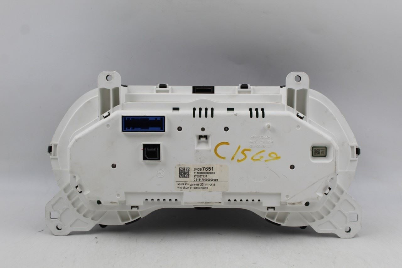 Speedometer Cluster 68K MPH And KPH Opt Umn 2017-2018 CHEVROLET CAMARO OEM 43329 84367651