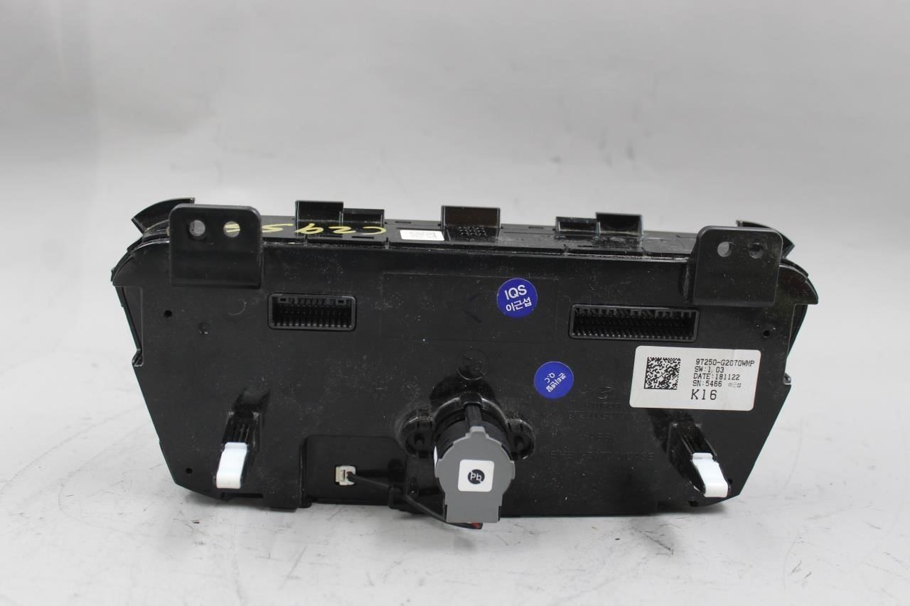 Temperature Control VIN C 8th Digit Hev Fits 2017-2019 HYUNDAI IONIQ OEM #43589 97250G2070MBI, 97250G2070WMP, 97250G2070WMP