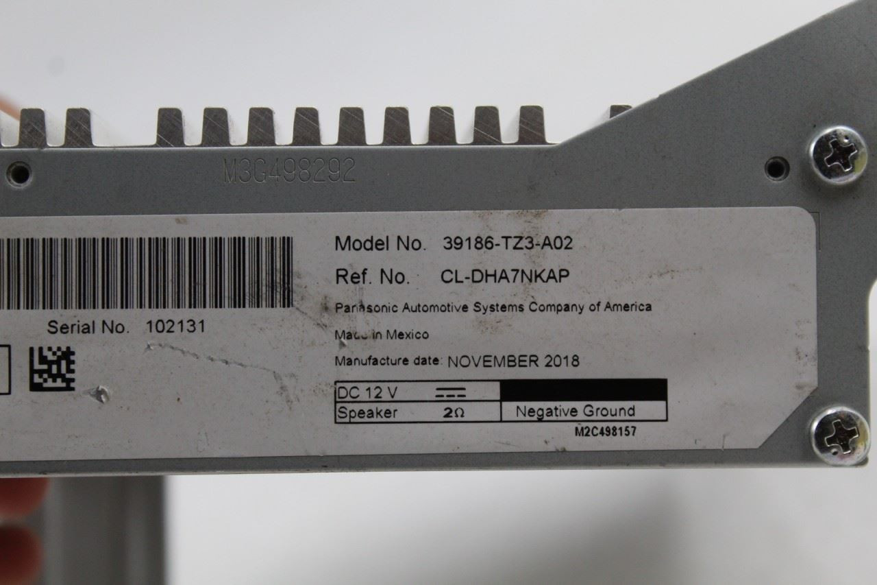 Audio Equipment Radio Amplifier Right Hand Kick Panel 15-20 ACURA TLX OEM #43668 39186TZ3A03, 39186TZ3A03