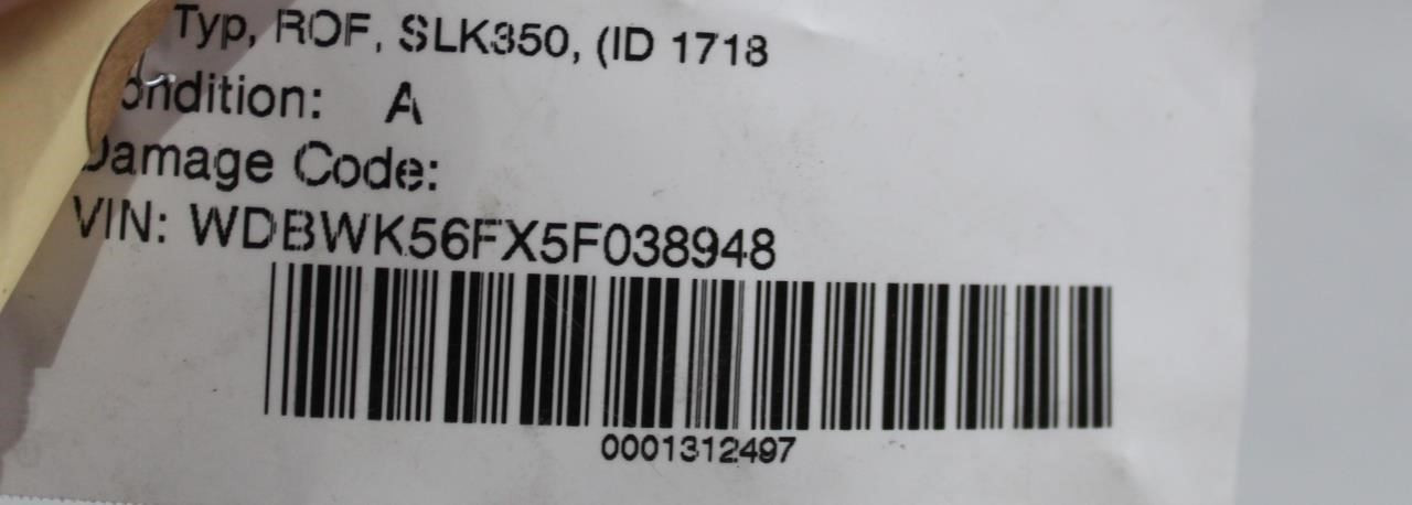 Chassis ECM 171 Type Roof Fits 2005-2008 MERCEDES SLK350 OEM #43681 A2218205226, A1718201626