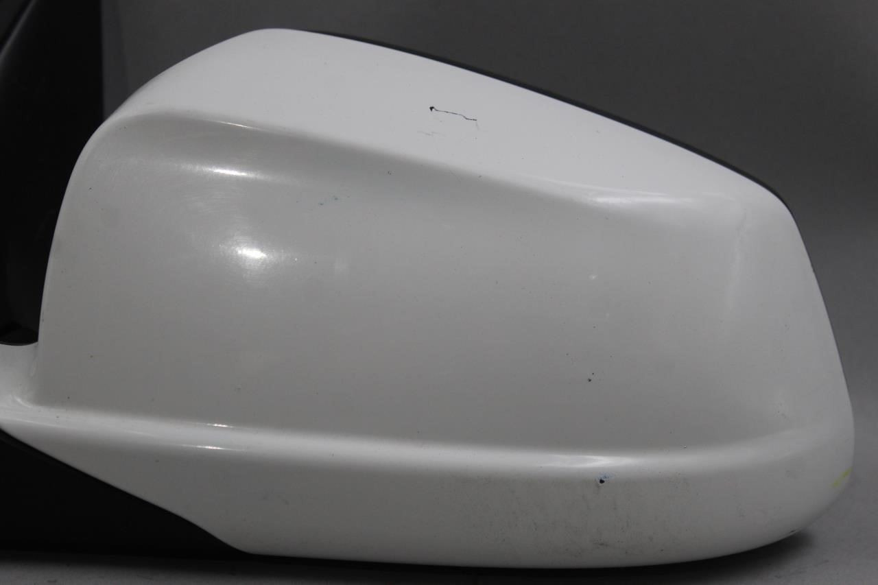 Left Driver Side White Door Mirror Power Heated Folding 2010 BMW 535i OEM #43882 51167206625, 51167206627, 51167187431, 51167203567