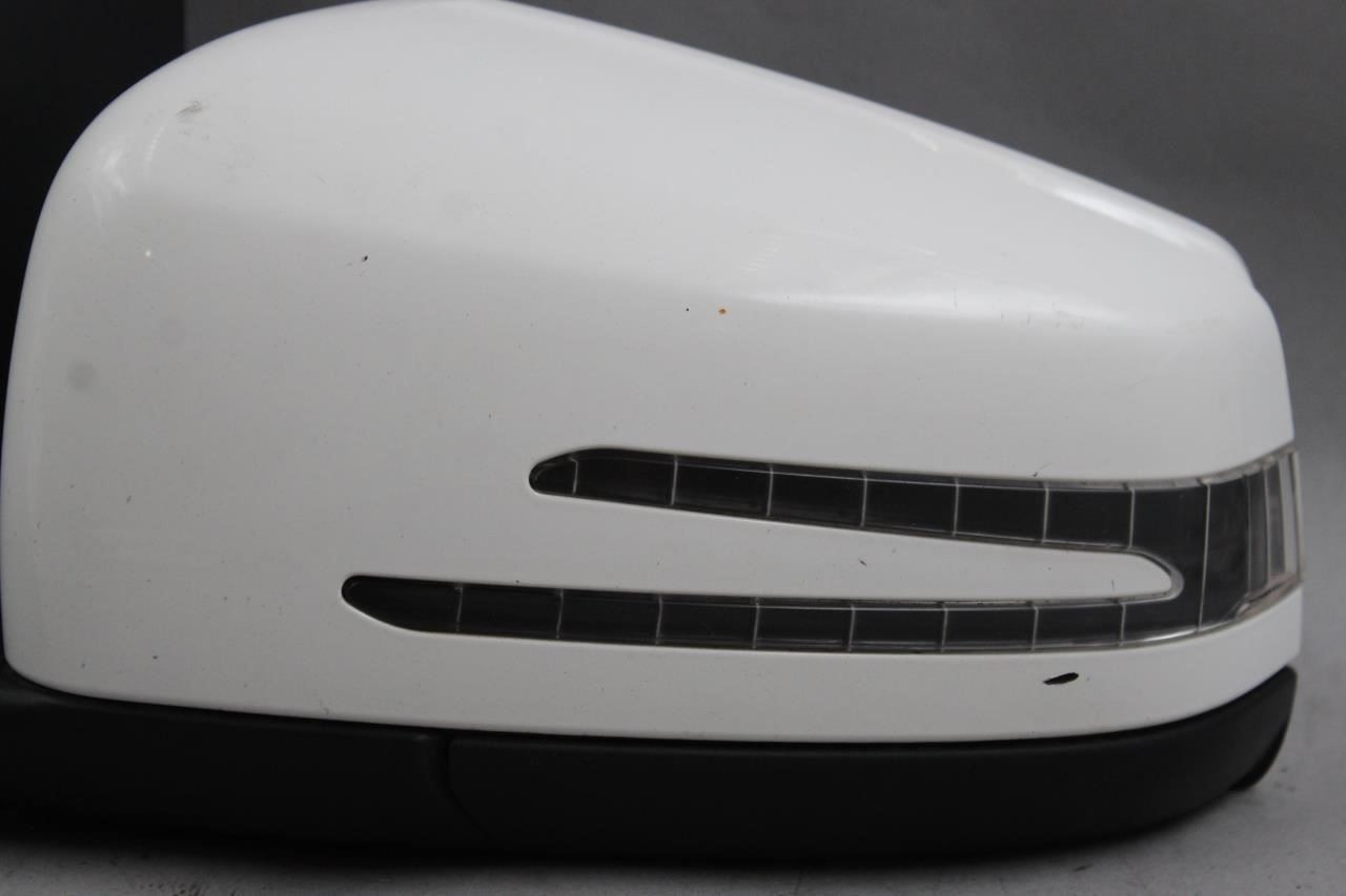 Left Driver Side White Door Mirror 204 Type Power 12-14 MERCEDES C250 OEM #44102 2128100721, 1718201042, 2048200721, 2048110507