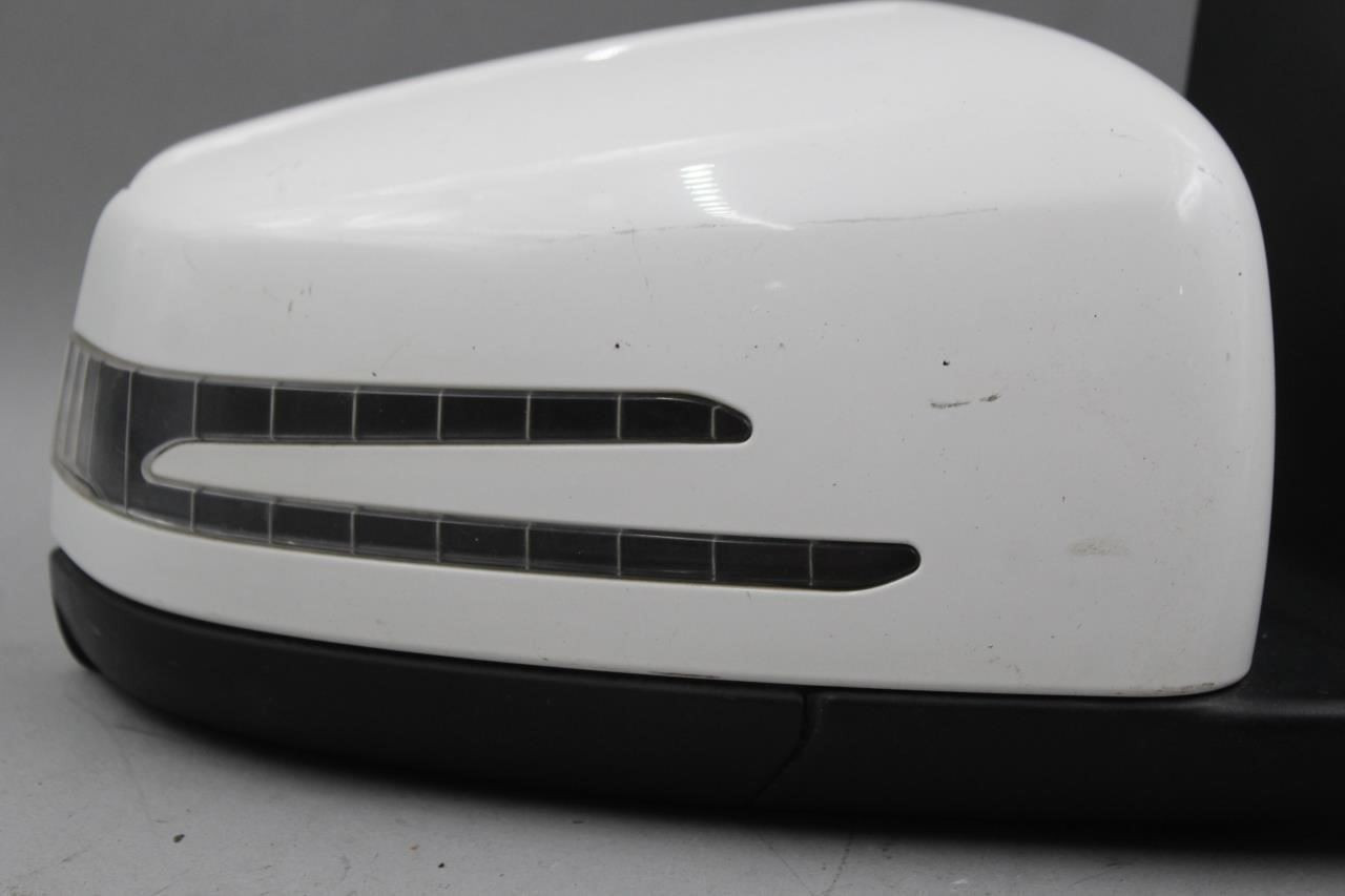 Right Passenger Side White Door Mirror Power 2012-2014 MERCEDES C300 OEM #44152 2048101021, 2048108493, 2048110507, 2048200721