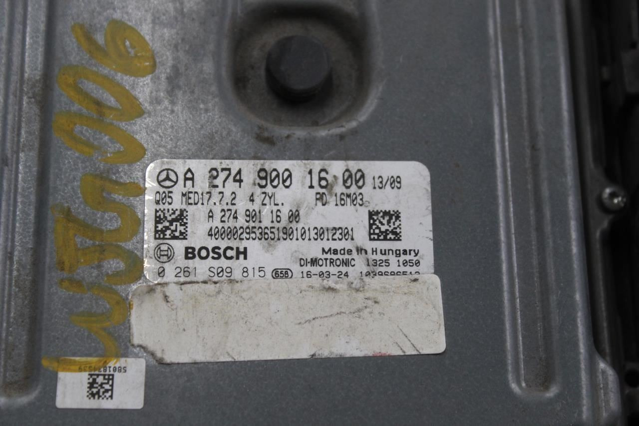 Engine ECU ECM 253 Type And Suv Coupe Fits 2016-2020 MERCEDES C300 OEM #44225 2749001600