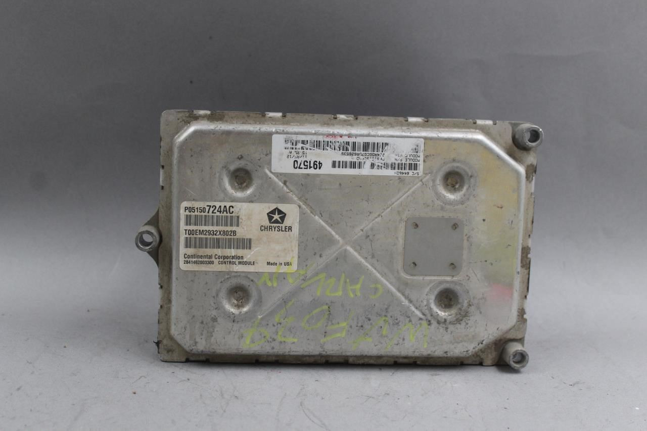 Engine ECU ECM Electronic Control Module 3.6L Fits 2013 CHRYSLER 200 OEM #44429 05150724AC