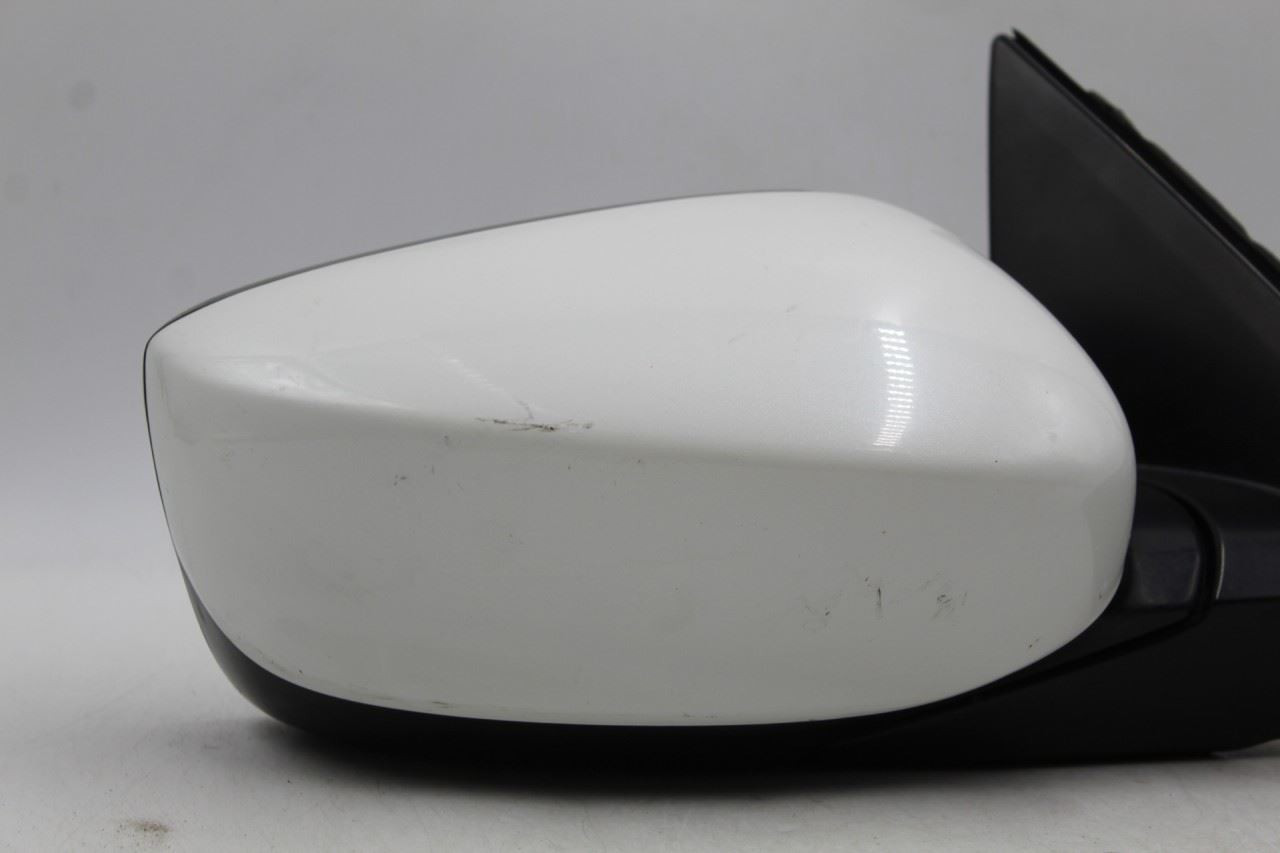 Right Passenger Side White Door Mirror Power Fits 13-17 HONDA ACCORD OEM #44582 76208T2FA11, 76205T2FA01, 76203T2FA01