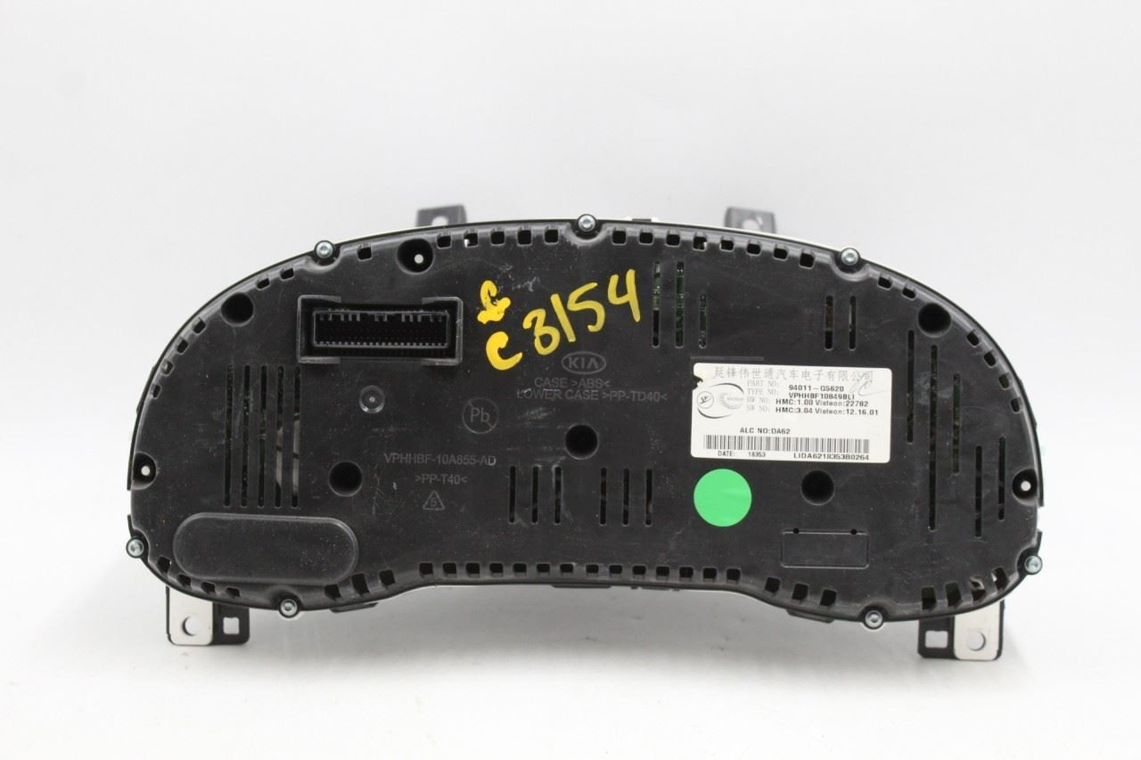 Speedometer Cluster 104K Miles MPH Fits 2018-2019 KIA NIRO OEM #44496 94011G5620, 94011G5620
