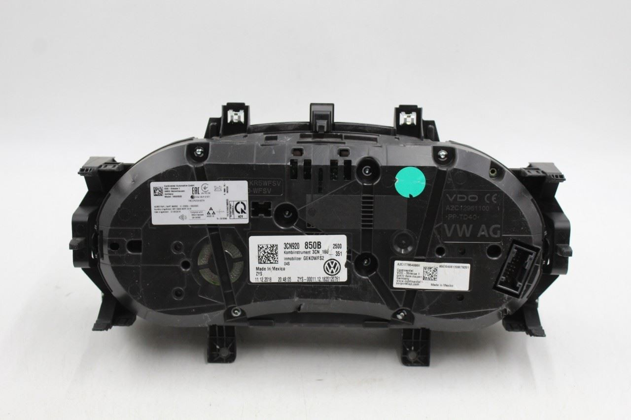 Speedometer Cluster 67K Miles MPH Fits 2018-2019 VOLKSWAGEN ATLAS OEM #44514 3CG920891A, 3CG920891A