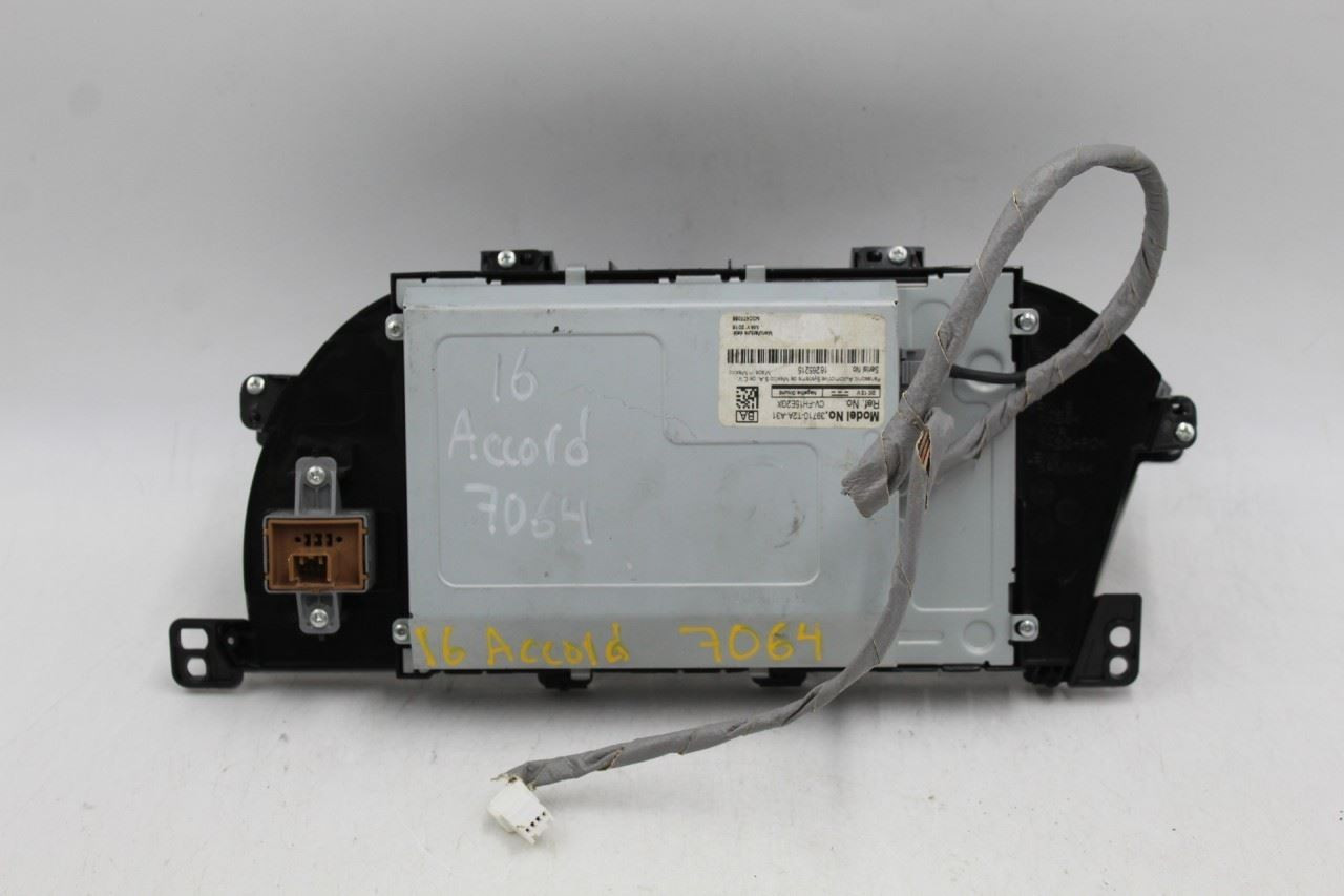 Info-GPS-TV Screen Display Upper 8" Fits 2016-2017 HONDA ACCORD OEM #44640 39710T2AA31RM, 39713T2AA31, 39713T2AA31