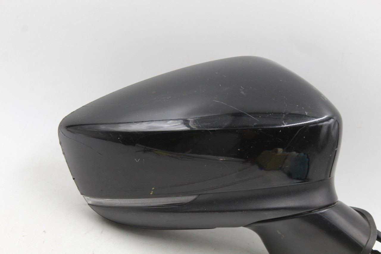 Right Passenger Side Black Door Mirror Fits 2017-2018 MAZDA 3 OEM #44618 BACR69181A