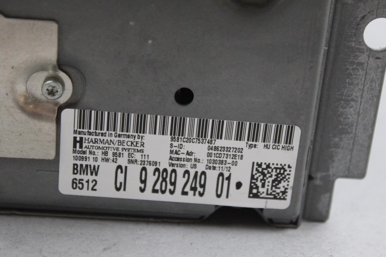 Audio Equipment Radio Am-fm-cd-receiver Fits 10-12 BMW 750i 44937 65129224376, 65129293397, 65129257010, 65129239158