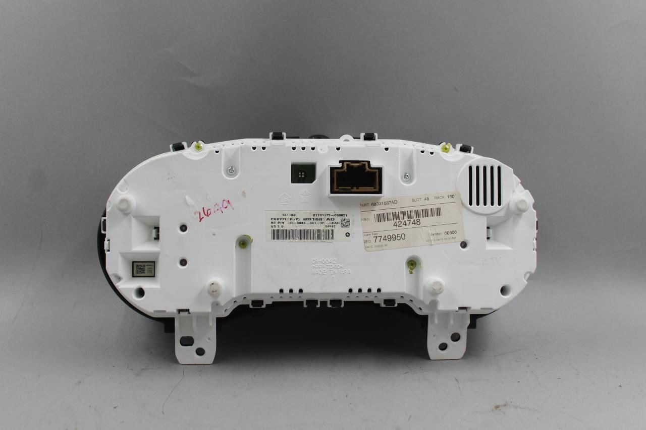 Speedometer Cluster 7" Display Screen US Market 2018 GRAND CHEROKEE 45034 68331687AD, 68331687AD, 68331687