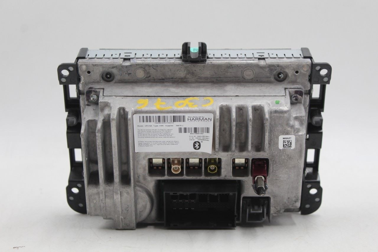 Audio Equipment Radio Display And Receiver Fits 2017 DODGE 1500 PICKUP #45123 68270664AD, 68270661AF
