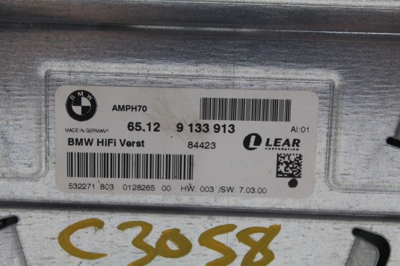 Audio Equipment Radio Amplifier Hifi Audio System 2009-2014 BMW Z4 OEM #45138 65129118032, 65129333103, 65129312605, 65129312444