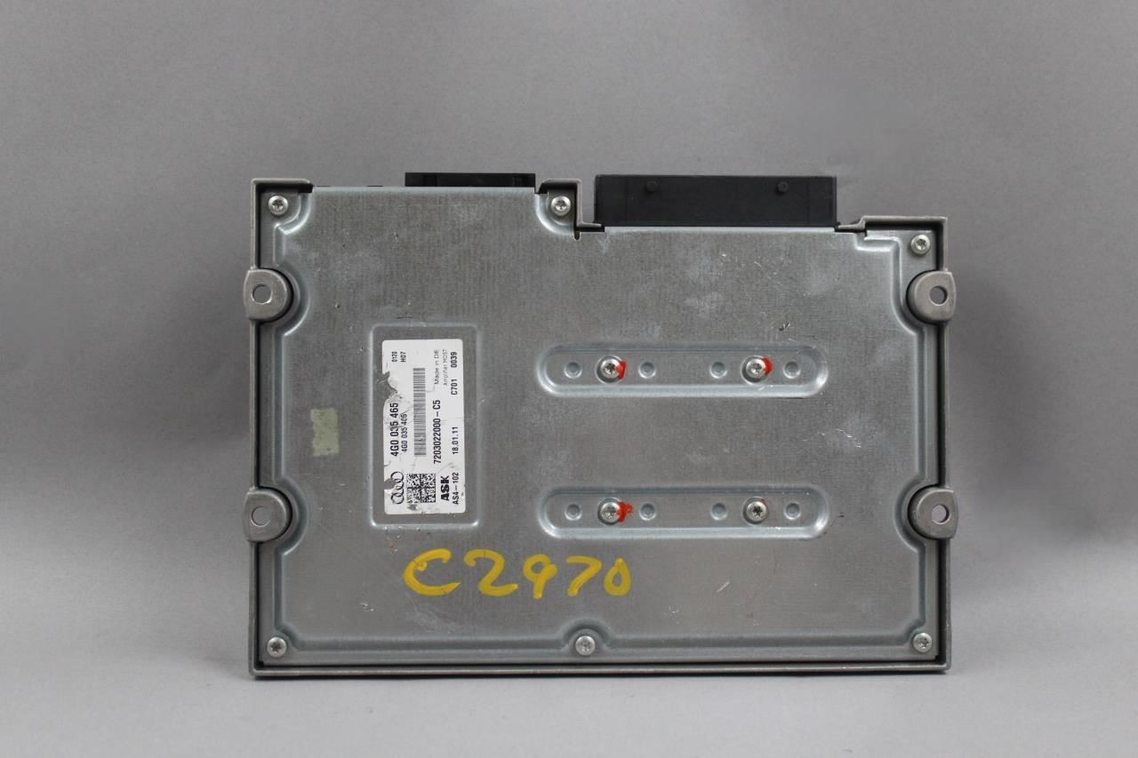 Audio Equipment Radio Amplifier Trunk Opt 8RF Master 2012-2015 AUDI A7 #45148 4G0035465, 4G0035465