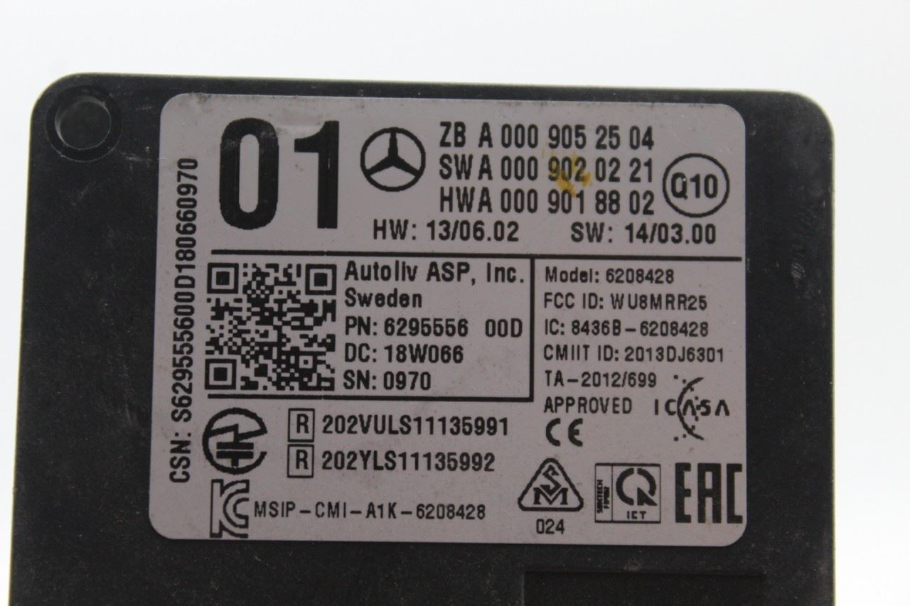 Camera/Projector 204 Type C300 Radar 2008-2014 MERCEDES C-CLASS OEM #45380 0009057405, 000905740564, 0009057405, 0009054503
