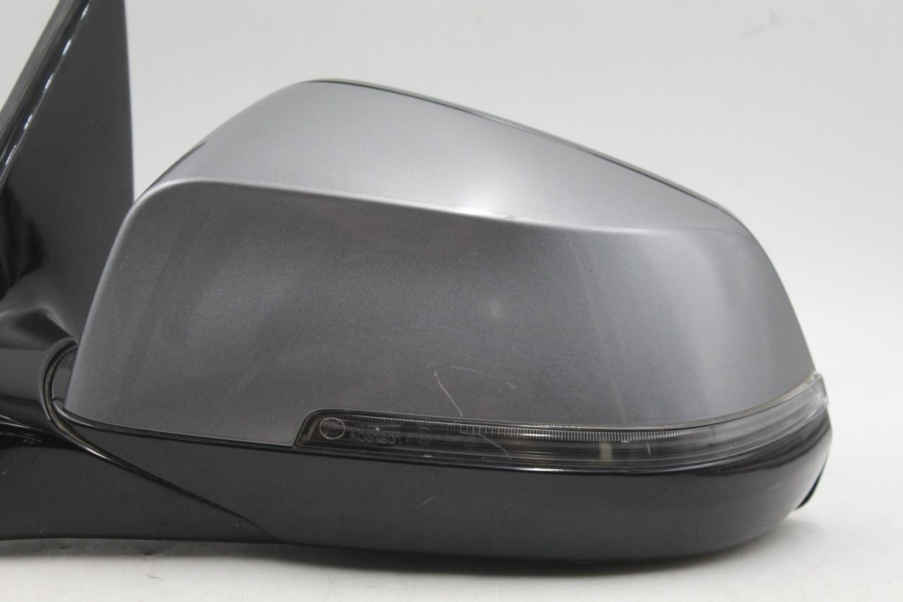 Left Driver Side Gray Door Mirror Power Heated Fits 2014-16 BMW 550i OEM #45483 51167251585, 51167308653, 51167308643, 51167308683