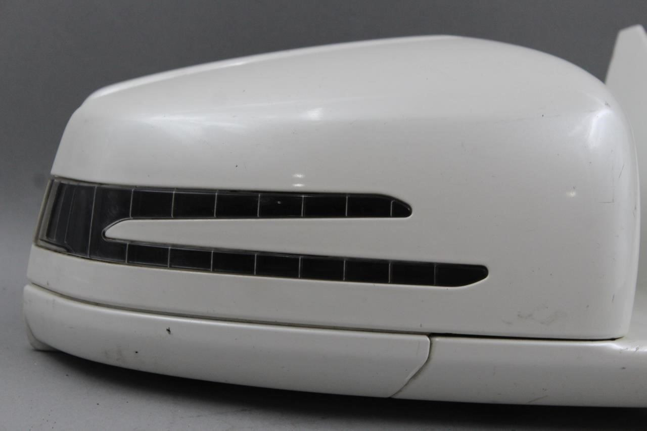 Right Passenger Side White Door Mirror 221 Type 2010-13 MERCEDES S550 OEM #45511 2128100621, 2218101276, 2128100115, 2128101064
