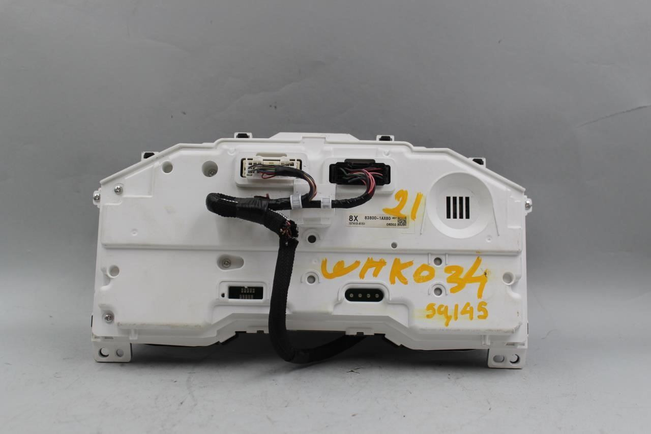 Speedometer 59K Miles Cluster MPH Sedan Fits 2021 TOYOTA COROLLA OEM #34571 83800-1AX80 high resolution2