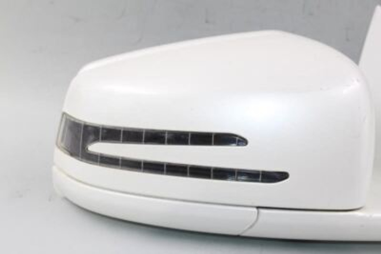 Right Passenger Side White Door Mirror Power Fits 10-13 MERCEDES S550 OEM #32014 2128101064