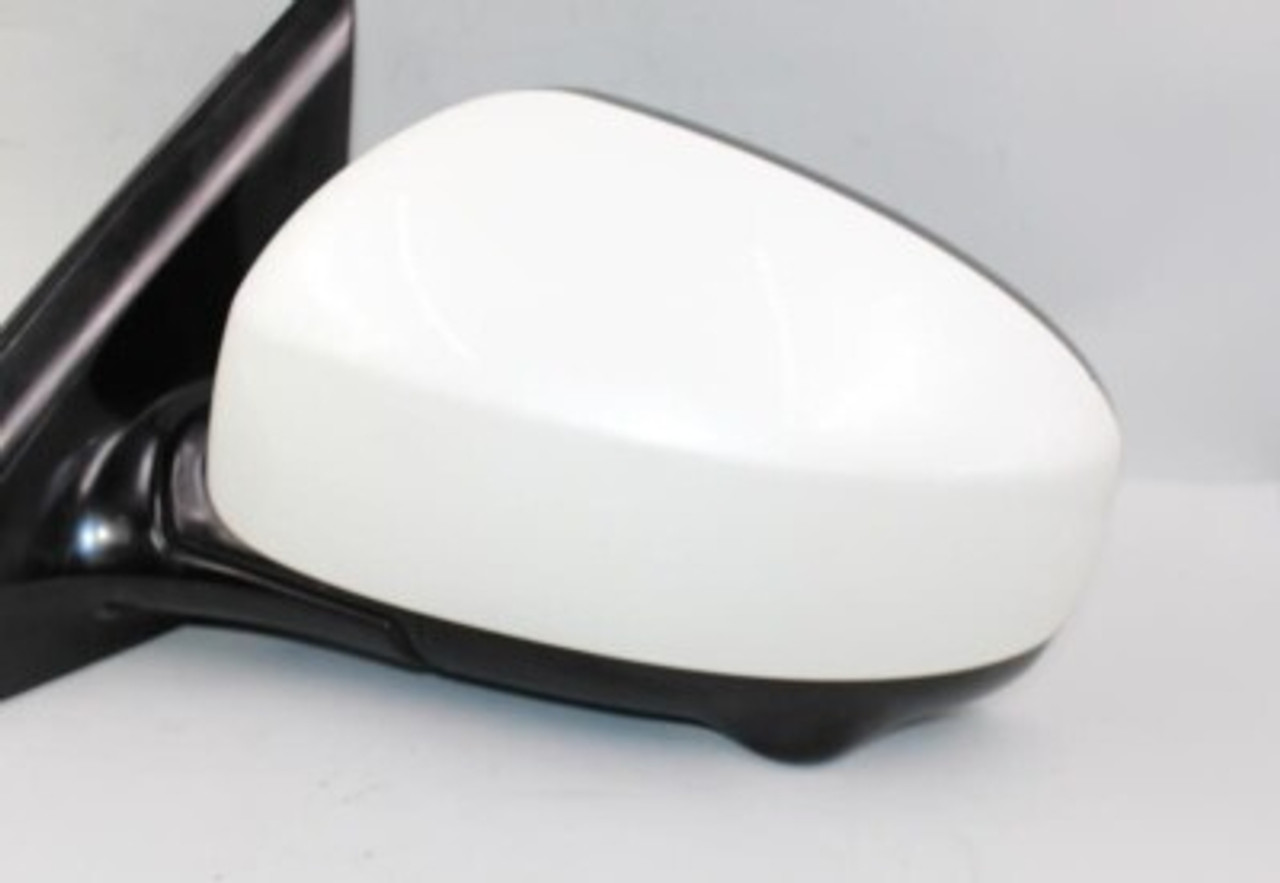 Left Driver Side White Door Mirror Power Fits 2014-2015 INFINITI QX60 OEM #32060 963023JA2E