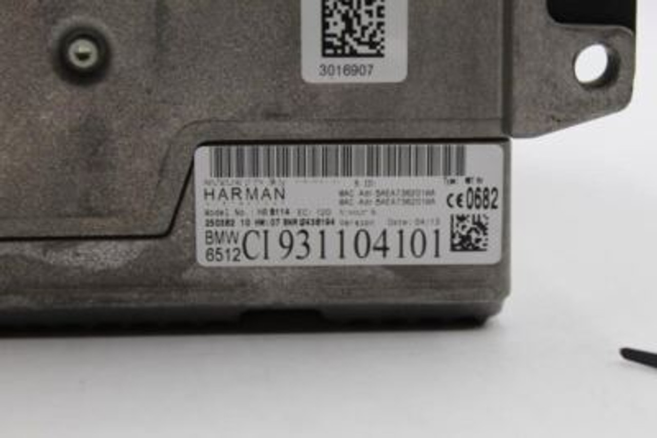 Audio Equipment Radio 2 Din Size Fits 2014-2017 BMW 535i GT OEM #32959 65129311041, CI931104101,931104101