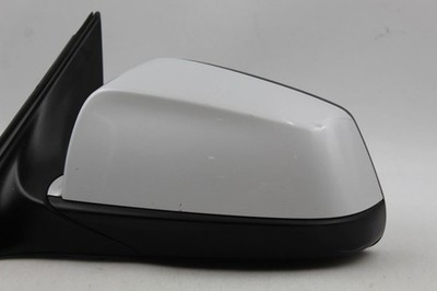 Left Driver Side White Door Mirror Power Heated Fits 2009-12 BMW 740i OEM #45809 51167187431, 51167282161