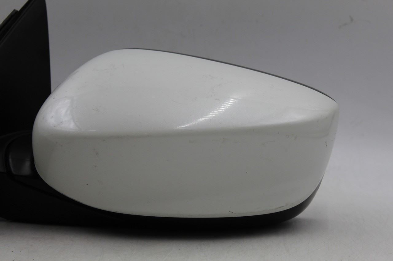 Left Driver Side Pearl White Door Mirror Power Fits 13-17 HONDA ACCORD OEM 45984 76258T2FA11, 76255T2FA01, 76253T2FA01
