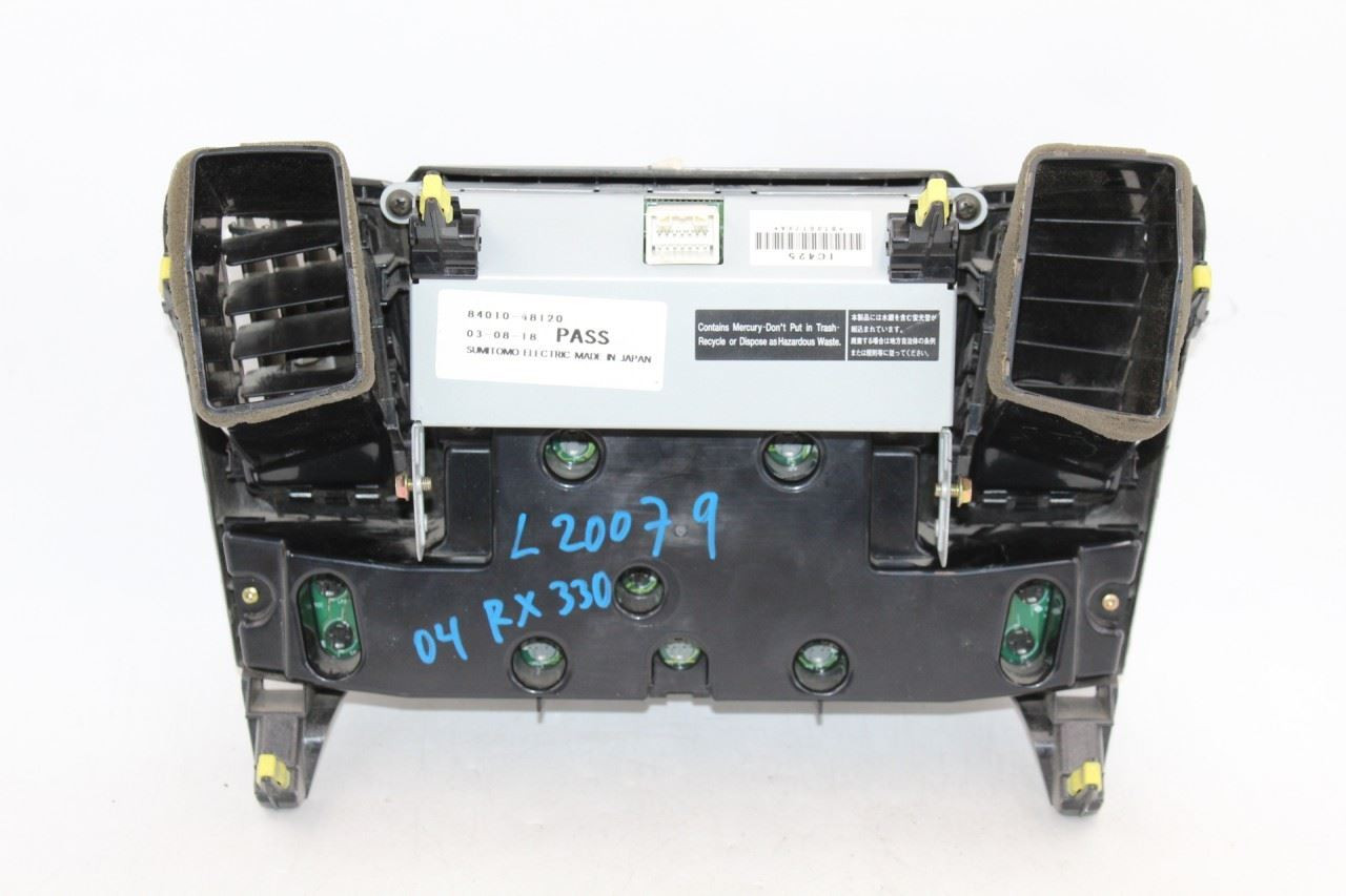Temperature Control Excluding Mobility Spec Fits 2007-2009 LEXUS RX330 OEM 46042 8401048291, 840100E021, 840100E010, 8401048291