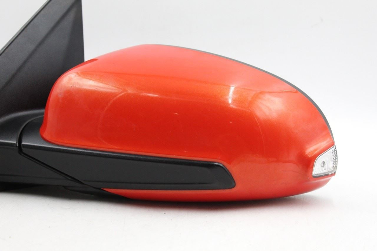 Left Driver Side Red/Orange Door Mirror Power Fits 18-21 HYUNDAI KONA OEM #46250 87610J9130MZH, 87610J9130MZH, 87610J9130