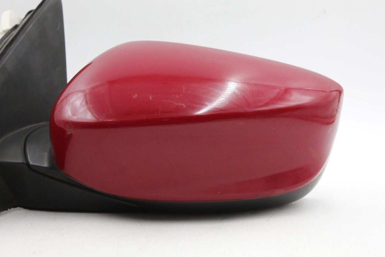 Left Driver Side Red Door Mirror Power Fits 2013-2017 HONDA ACCORD OEM #46260 76258T2FA11, 76255T2FA01, 76253T2FA01