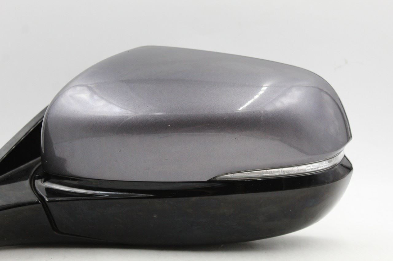 Left Driver Side Gray Door Mirror Power Fits 2017-2018 HONDA PILOT OEM #46234 76250TG8A31ZD, 76250TG8A31