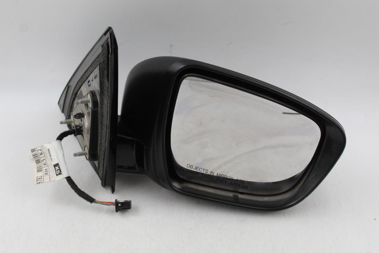 Right Passenger Side Black Door Mirror Power 2018-20 NISSAN PATHFINDER OEM 38204 96301-PPJ9A high resolution2