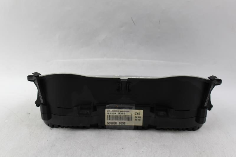 Speedometer Cluster 88K Miles MPH Base Engine 2014 VOLKSWAGEN JETTA OEM #28789 5C6920953B high resolution2