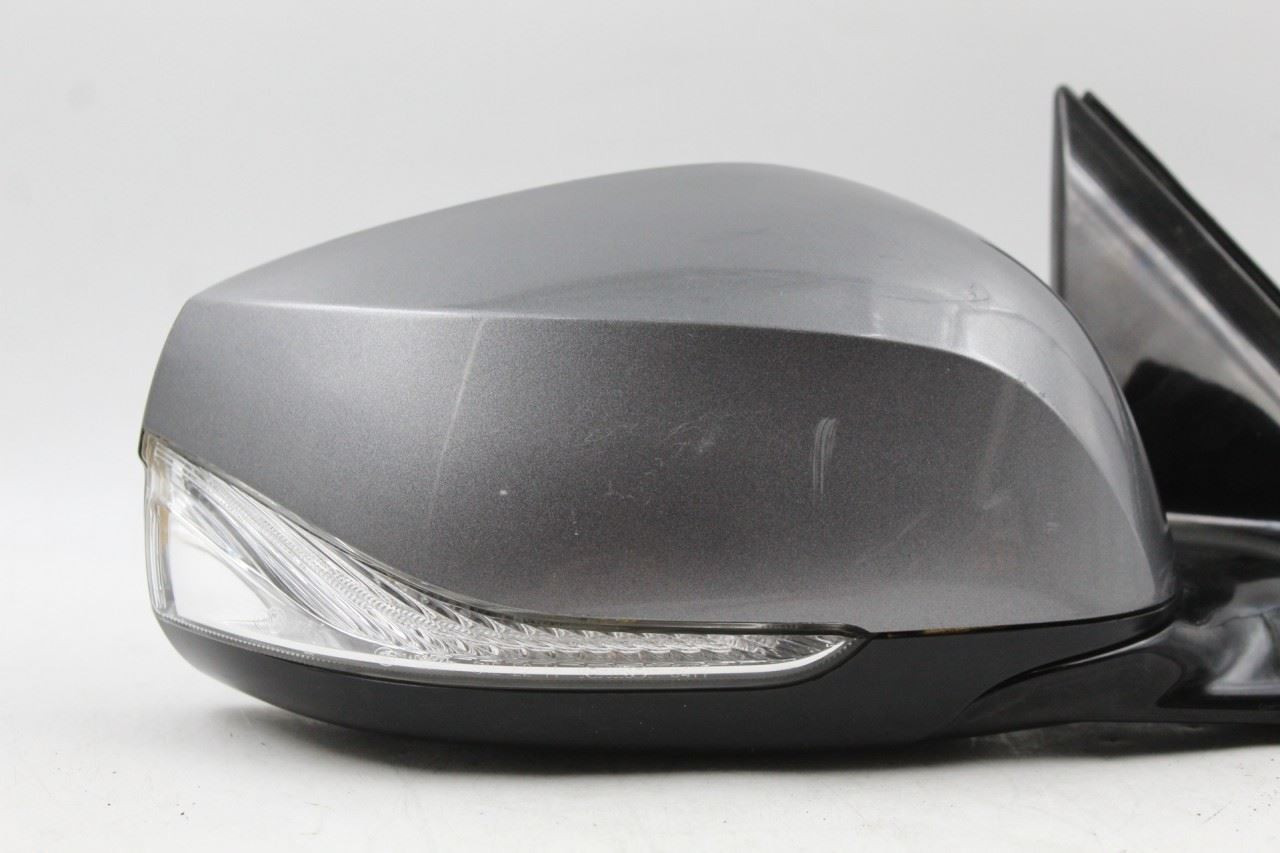 Right Passenger Side Gray Door Mirror Power Heated 16-19 INFINITI Q50 OEM #46428 963734GA0H, 963014HK2A