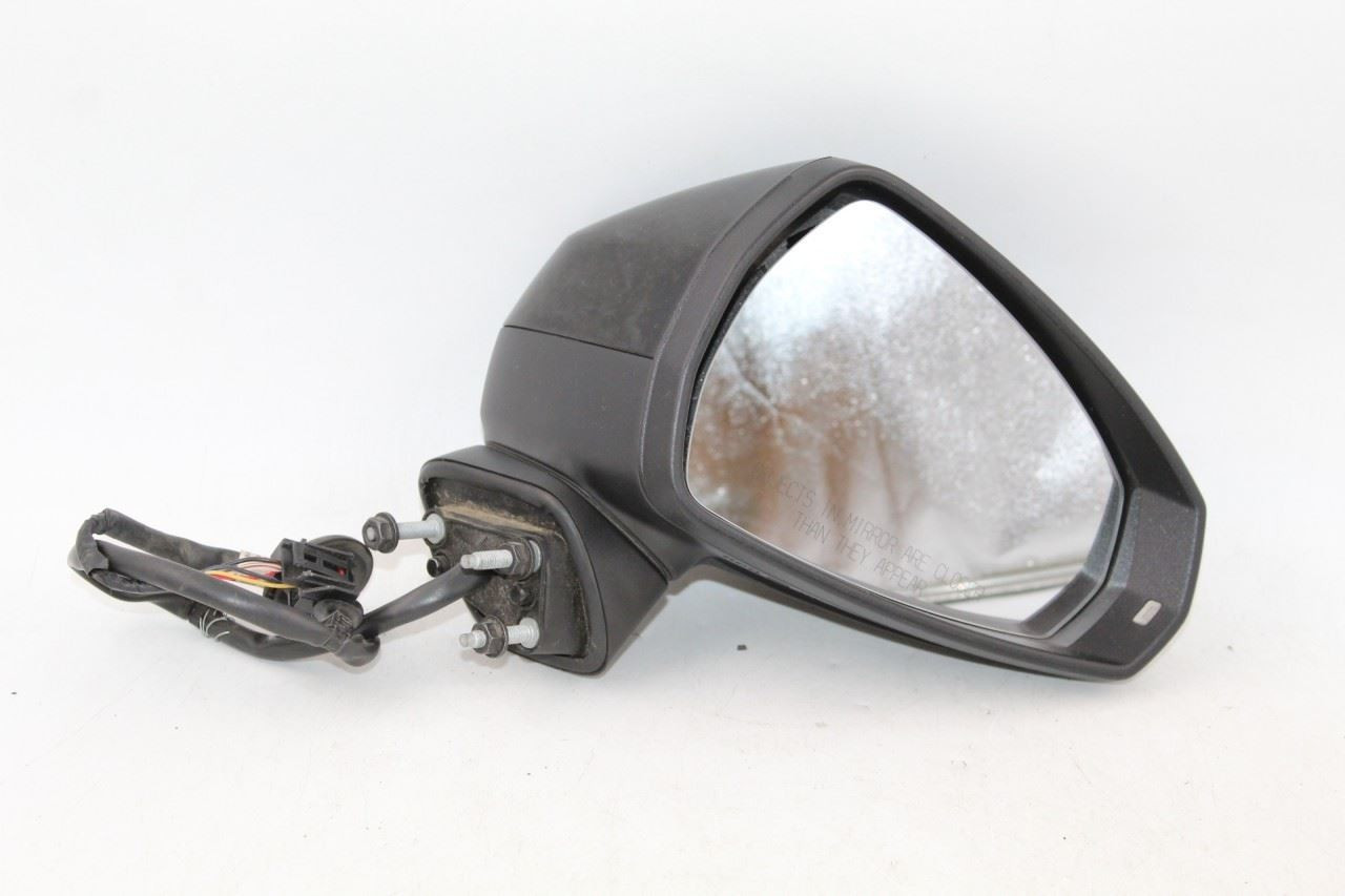Right Passenger Side Black Door Mirror Power Fits 2015-2019 AUDI A3 OEM #46449 8V0857528DGRU, 8V0949102A, 8V0857536C