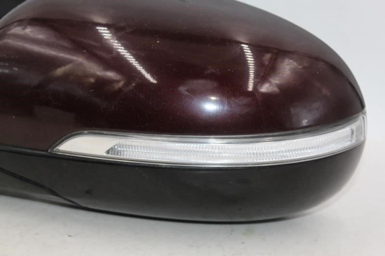 Left Driver Side Red/Maroon Door Mirror Power Fits 2017-20 KIA SORENTO OEM 25527 87610C6220 high resolution2