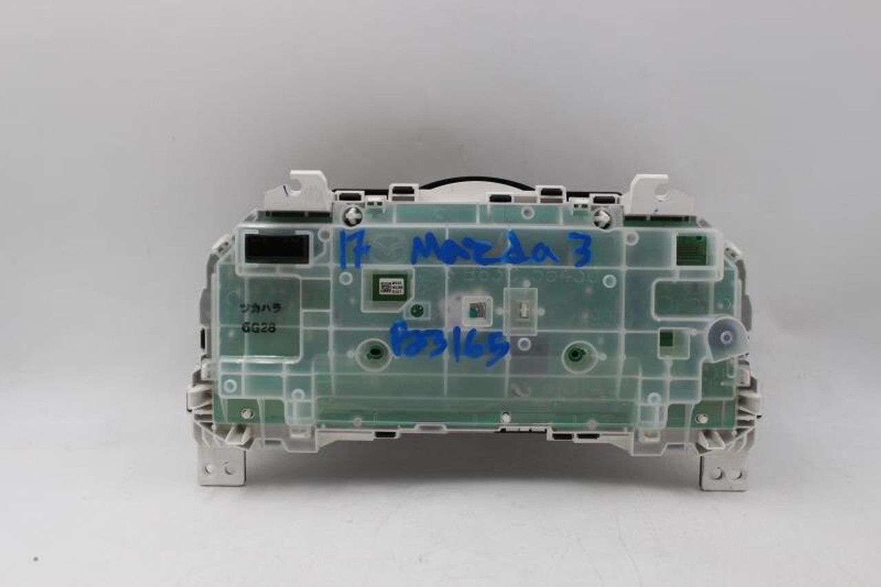Speedometer Cluster MPH Manual Air Conditioning Fits 17-18 MAZDA 3 24610 B63C55430, BABF55471C high resolution2