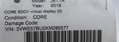 Speedometer Virtual Display Digital Cockpit 41K 2019 VOLKSWAGEN JETTA OEM #14733 17A920890A high resolution2